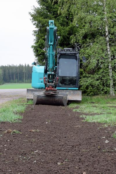 Backhoe Grading in Longmont