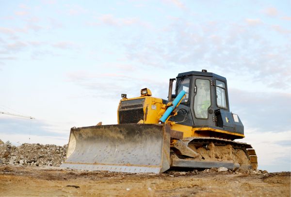 Bulldozer Land Excavation in Longmont