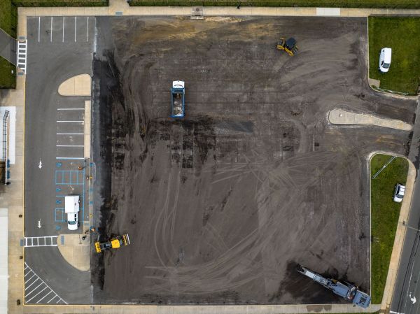 Parking Lot Excavation in Longmont