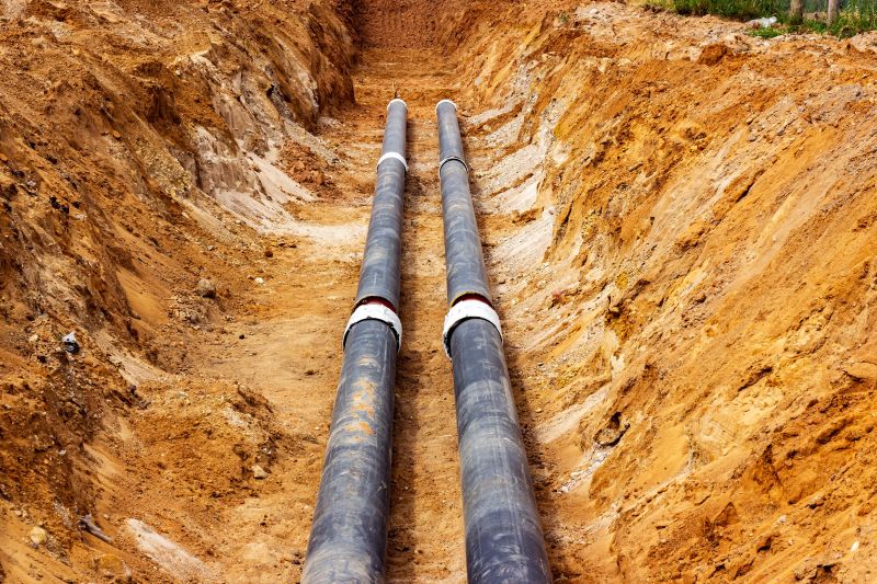 Gas Pipe Trenching